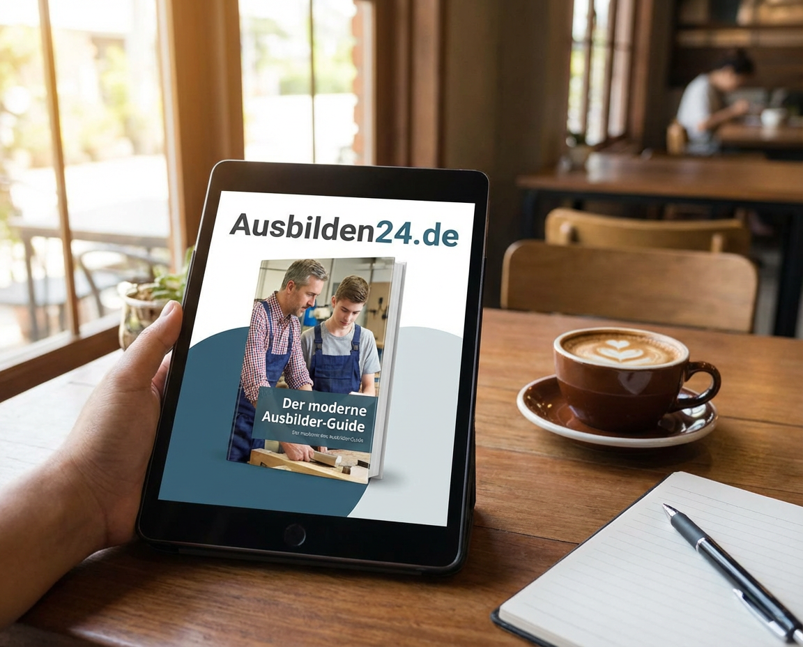 AEVO Wissenskompendium auf dem Tablet – flexibel lernen überall